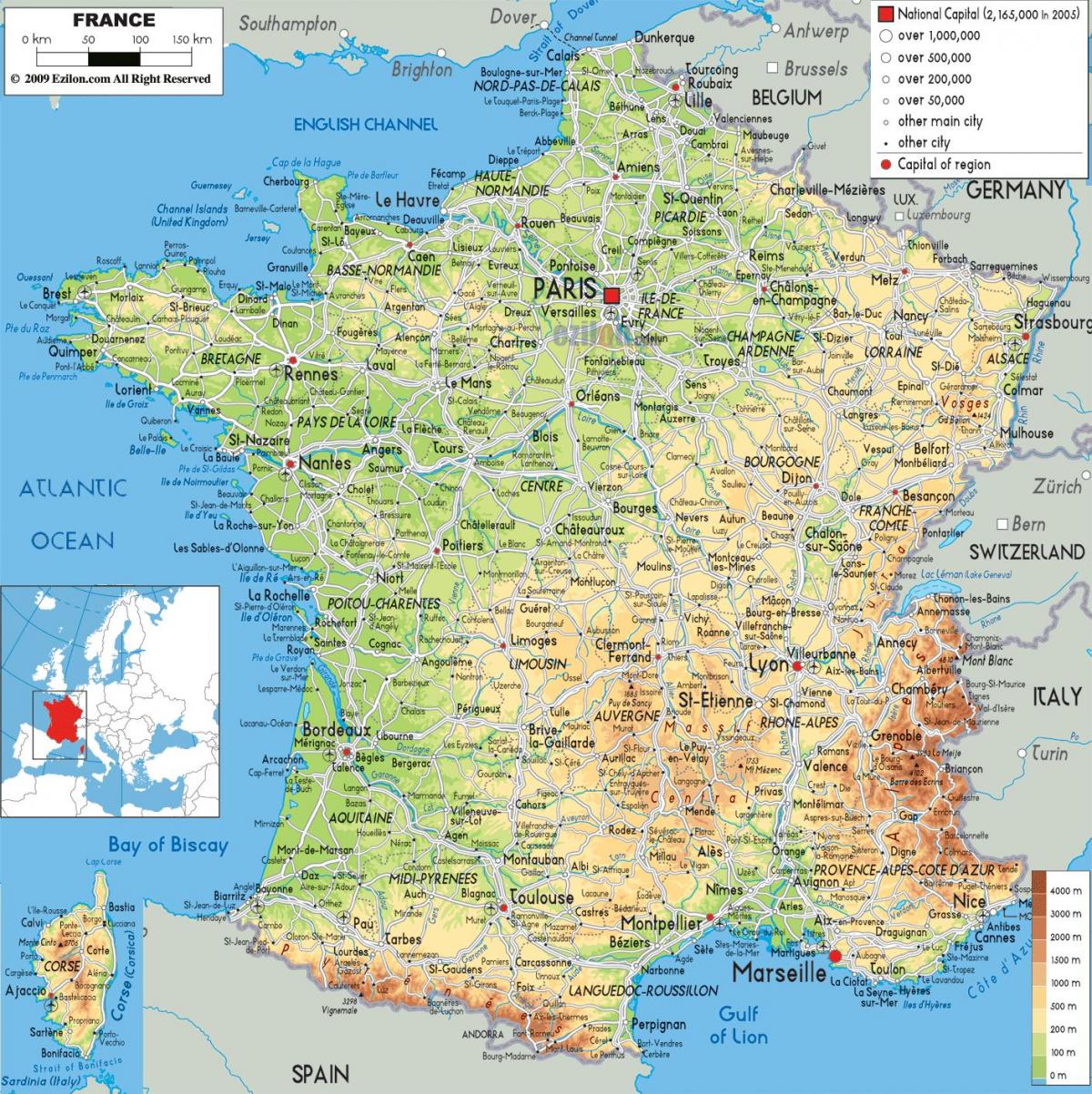where is France on the map