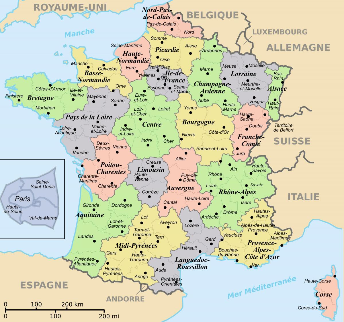 Interactive map of France - Things to see in France map ...