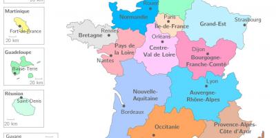 Map region France