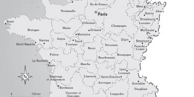 Map of France during french revolution